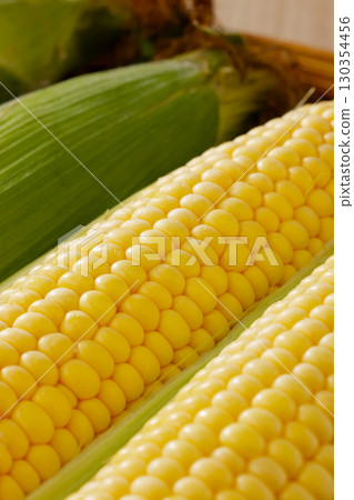 Fresh and sweet corn Fresh and sweet corn 130354456