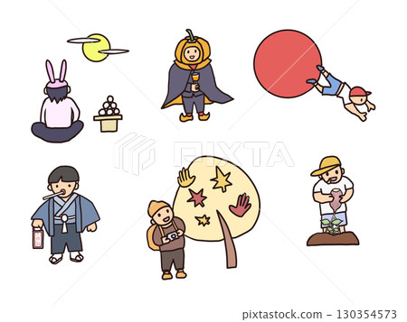 日本的秋季活動 130354573