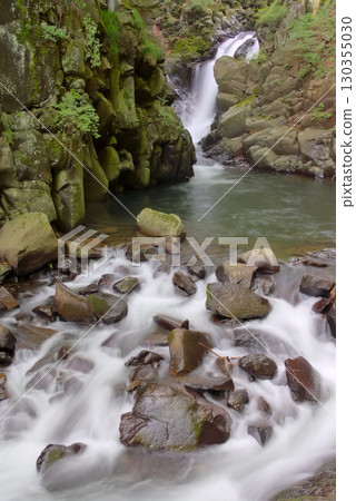 山梨縣北斗市高根町的大瀧瀑布和一之瀧瀑布 130355030