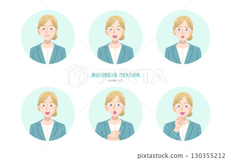 國際商務人物圖示集 國際商務人物圖示集 130355212