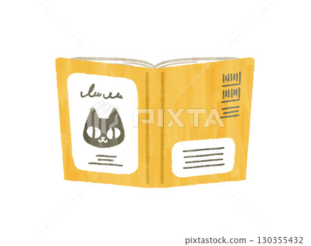 Open Book - Gouache 130355432