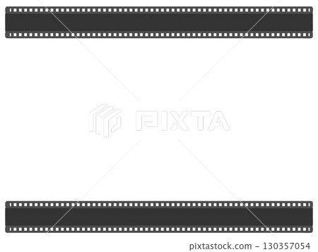 Movie negative film frame illustration Movie negative film frame illustration 130357054