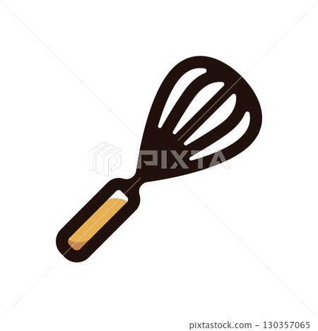 攪拌器插圖圖示（烹飪、工具、烹飪材料） 130357065