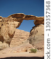 Wadi Rum's natural rock bridge 130357368