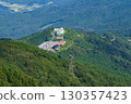從筑波山山頂和筑波山纜車（女體山）看到的夏季景色 130357423