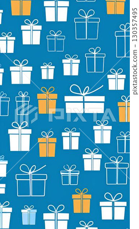 Background material_gift box 130357495