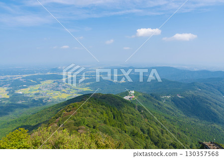 從筑波山(女體山頂)眺望關東平原 從筑波山(女體山頂)眺望關東平原 130357568