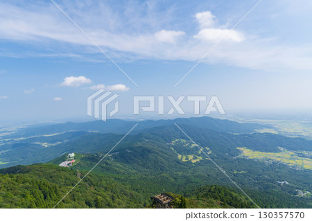 從筑波山（女體山頂）眺望關東平原 130357570