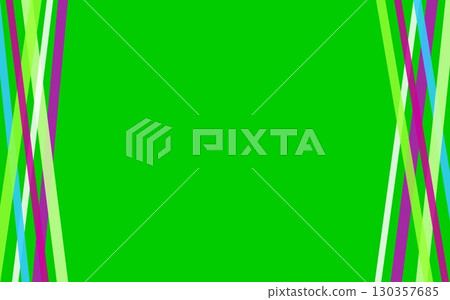 Geometric pattern frame, colorful lines, green Geometric pattern frame, colorful lines, green 130357685