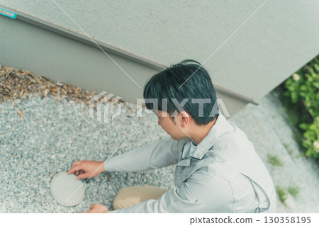 Sewage manhole and contractor 130358195