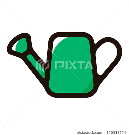 Watering can, watering illustration icon (home improvement, tools, gardening material) 130358554