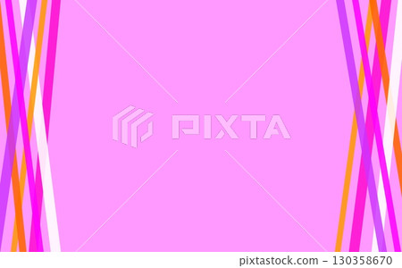 Geometric pattern frame colorful lines pink Geometric pattern frame colorful lines pink 130358670