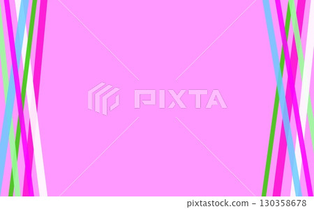 Geometric pattern frame colorful lines pink Geometric pattern frame colorful lines pink 130358678