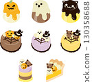 An illustration set of sweets perfect for Halloween. 130358688