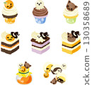 An illustration set of sweets perfect for Halloween. 130358689