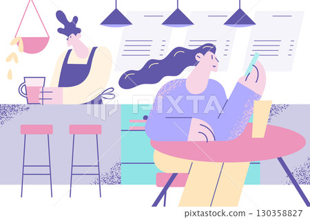 Online business education and learning concept Online business education and learning concept 130358827