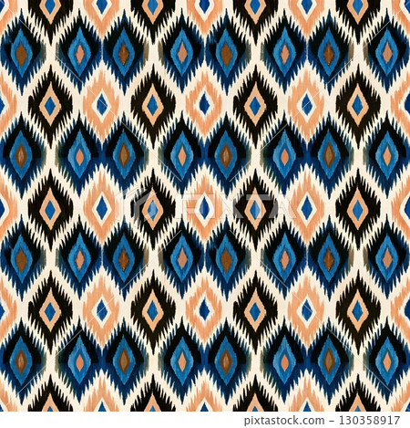 ethnic tribal seamless geometric pattern. vector illustration 130358917
