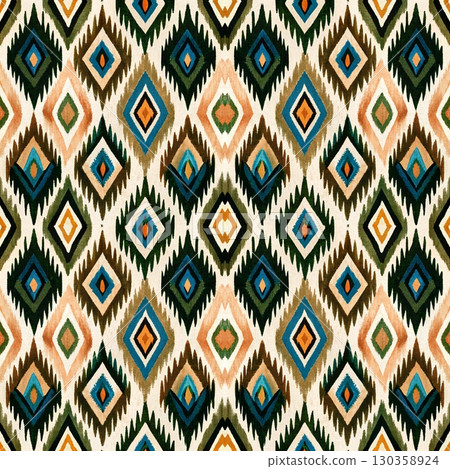 ethnic tribal seamless geometric pattern. vector illustration ethnic tribal seamless geometric pattern. vector illustration 130358924