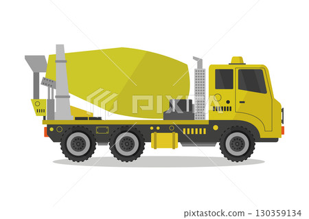 Cement mixer truck 130359134