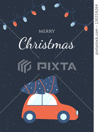Christmas card design 130359264