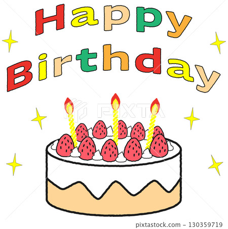 生日蛋糕 生日快樂 生日蛋糕 生日快樂 130359719