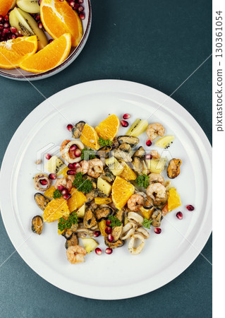 Fresh Homemade Seafood Salad. Fresh Homemade Seafood Salad. 130361054