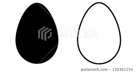 Egg - vector icon.. Egg - vector icon.. 130361154
