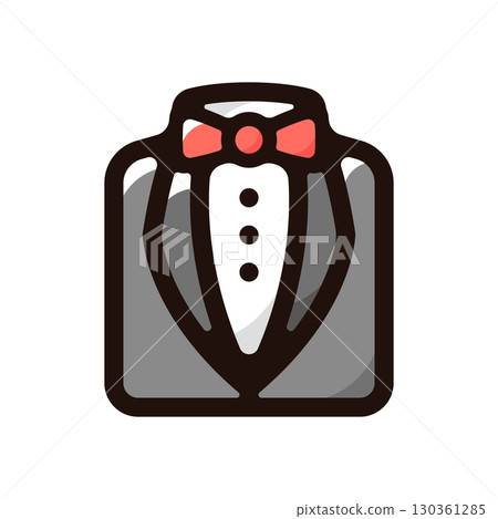 燕尾服插畫圖示(娛樂、休閒、賭博素材) 燕尾服插畫圖示(娛樂、休閒、賭博素材) 130361285