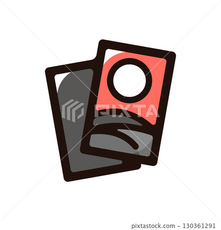 Hanafuda illustration icon (entertainment, entertainment, gambling material) 130361291