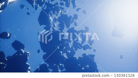 Numerous asteroids populate the expanse of deep space, illuminated by sunlight. Their rocky surfaces and various sizes create a stunning celestial landscape, inviting exploration and curiosity. Numerous asteroids populate the expanse of deep space, illuminated by sunlight. Their rocky surfaces and various sizes create a stunning celestial landscape, inviting exploration and curiosity. 130361326