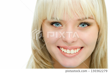 smile with blue eyes smile with blue eyes 130362279