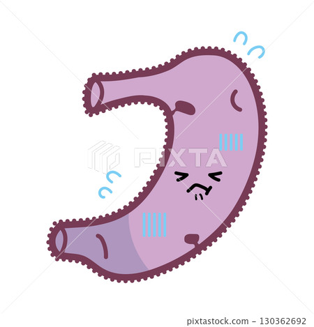 Human organ character: Unhealthy stomach 130362692