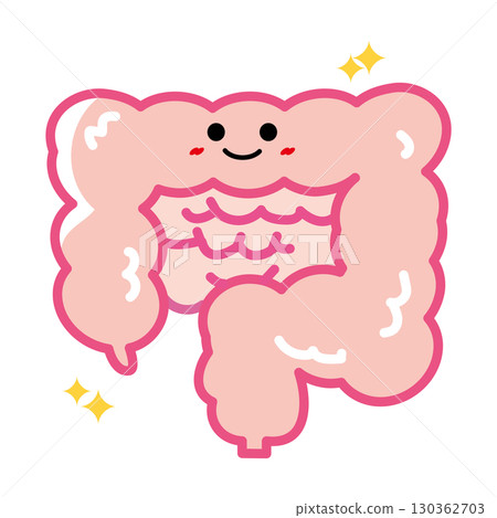 Human organ character: healthy intestine 130362703
