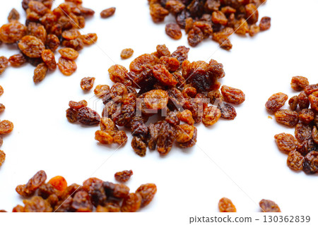Dried golden raisins, Australian-dried fruits sultanas, sweet and chewy. Dried golden raisins, Australian-dried fruits sultanas, sweet and chewy. 130362839
