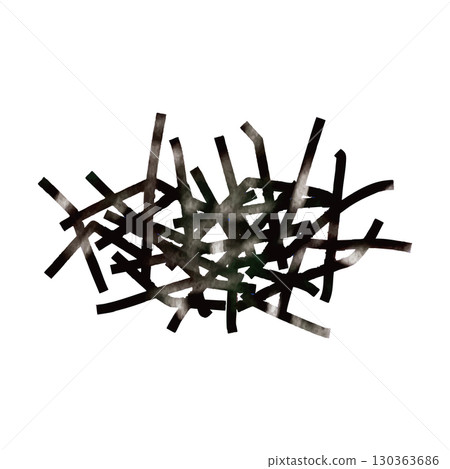 Part material: watercolor illustration of condiment (seaweed) 130363686