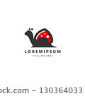 snail mushroom logo design vector 130364033