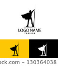 warrior logo design vector 130364038
