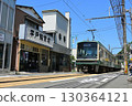Enoshima Electric Railway on the road Enoshima Electric Railway on the road 130364121