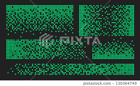Green cube pixel pattern textures Green cube pixel pattern textures 130364749