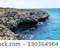 Coast and Cliffs on Isla Catalina, South of Dominican Republic, Caribbean. 2 130364964