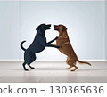Message card from a dog 130365636