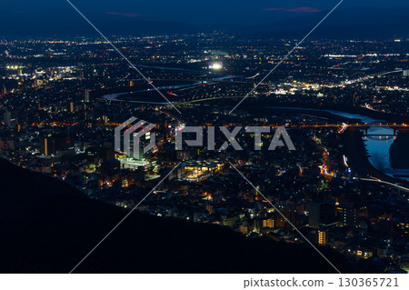 岐阜縣岐阜市 - 金華山瞭望台的夜景 130365721