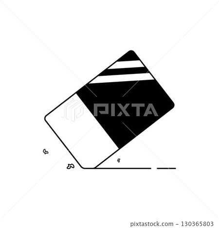 eraser icon vector template design 130365803