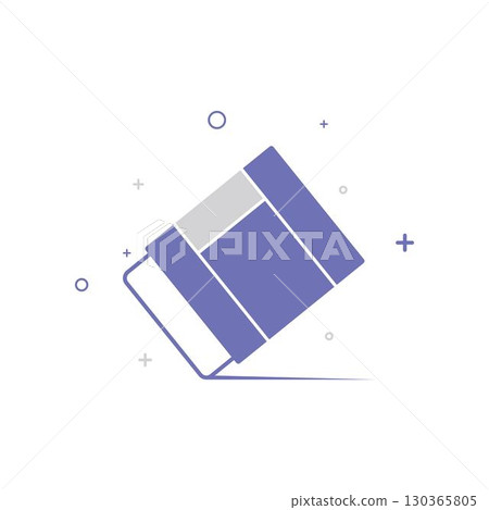 eraser icon vector template design 130365805