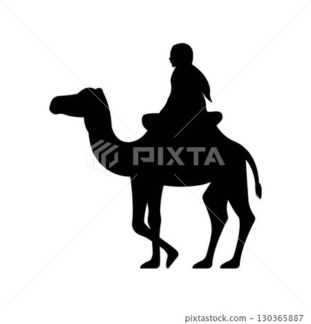 Camel illustration logo vector 130365887