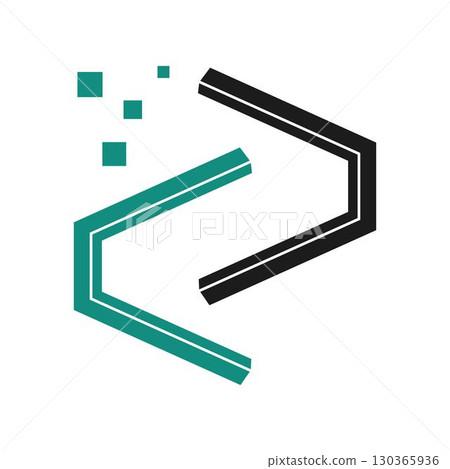 Programming Code technology logo vector design 130365936