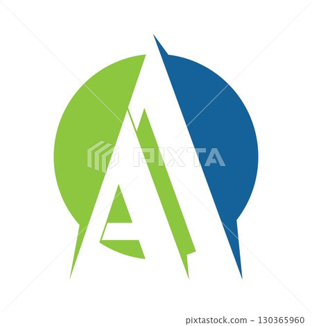 A Letter Logo Business Template Vector 130365960