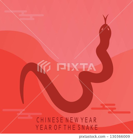 Happy Chinese new year 2025 greeting card with cute snakes. Happy Chinese new year 2025 greeting card with cute snakes. 130366009