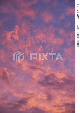 夏季日落黃昏夏日天空九月天空影像 130366074