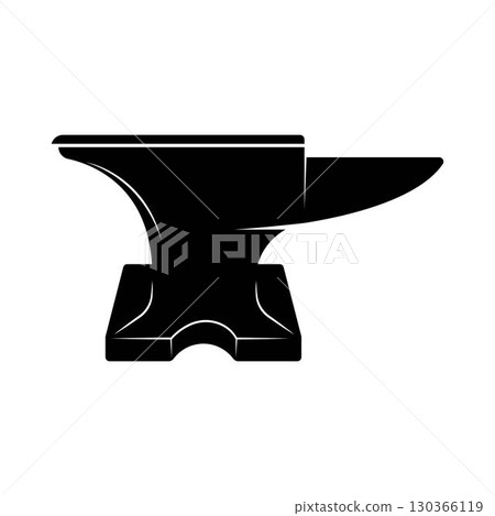Anvil for Blacksmith Illustration Symbol Vector Logo 130366119